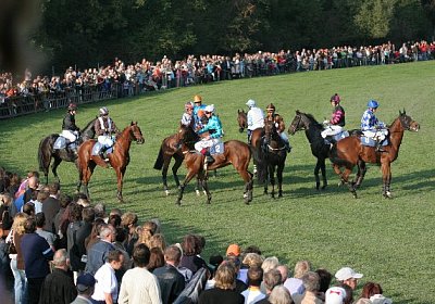 Aufstellen zum Start